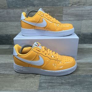 Nike Air Force 1 Low Shoes Women’s 10 Orange Patent Leather Tennessee By You ID